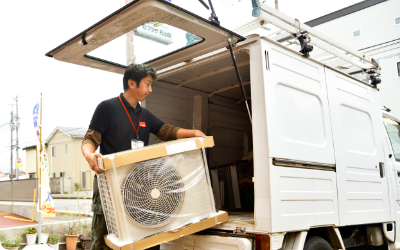 家電の設置運搬の写真